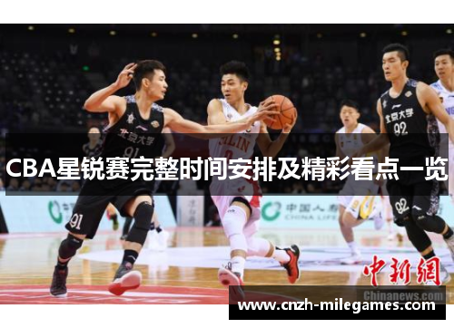 CBA星锐赛完整时间安排及精彩看点一览