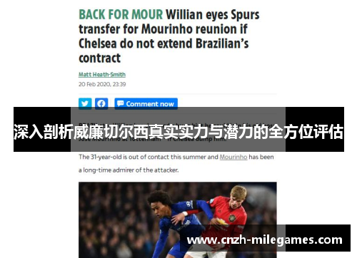 深入剖析威廉切尔西真实实力与潜力的全方位评估 深入剖析威廉切尔西真实实力与潜力的全方位评估
